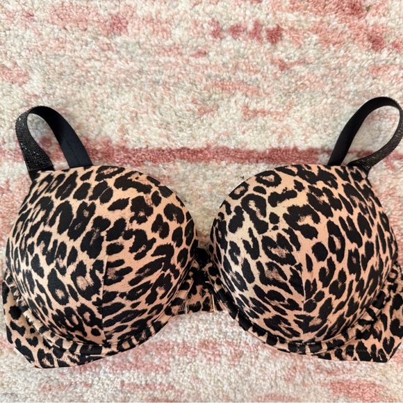 36C Victoria's Secret Swim Black Shine Strap Bombshell - Picture 1 of 5